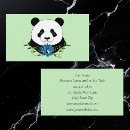 Search for panda bear business cards Cute