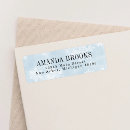 Search for winter baby return address labels Blue