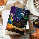 Search for purpleness halloween cards Cat