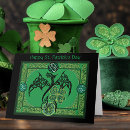 Search for irish celtic cards Four leaf clover