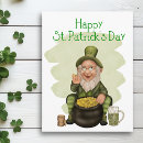 Recherche de leprechaun cartes postales Irlandais