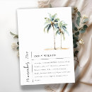 Search for palm bridal shower invitations Watercolor