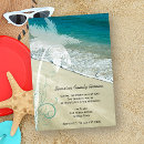 Search for beach family reunion invitations Ocean