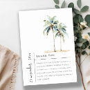 Search for beach sand thank you cards Tropical