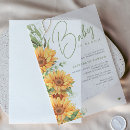 Search for boho sunflower baby shower invitations Modern