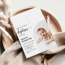 Recherche de or baptême invitations Simple