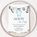 Search for sailor baby shower invitations Marine