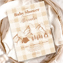 Recherche de de camping baby shower invitations L'aventure vous attend