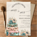 Recherche de valise invitations De miss to mrs