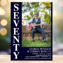 Search for photo 70th birthday invitations Simple