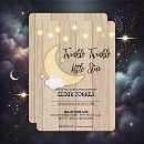 Recherche de white baby shower invitations Rustique