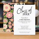 Search for girls graduation invitations announcements Flowers
