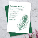 Search for peacock feather wedding invitations Elegant