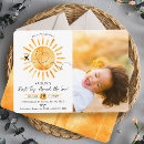 Search for first trip around the sun invitations Watercolor