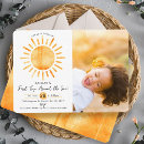 Search for first trip around the sun invitations Watercolor