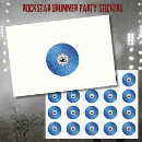 Search for rock drummers stickers Music