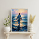 Search for jesus walks on water posters Religious