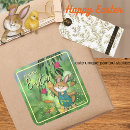 Search for happy easter tag stickers Bunny