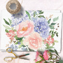 Search for blue hydrangea tissue paper Floral