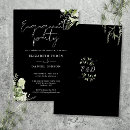 Search for white engagement party invitations Black and white