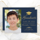Search for cap horizontal 5x7 invitations Navy blue