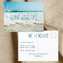Recherche de coastal moving invitations Nous avons déménagé