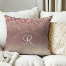 Search for silver glitter pillows Rose gold