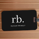 Recherche de designer luggage tags Élégant classique