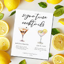 Search for cocktail menus Modern
