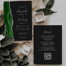 Search for dark green wedding invitations Qr code