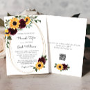 Search for sunflower and roses wedding invitations Baby's breath
