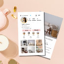 Recherche de composition cartes visite Esthétique chic et tendance