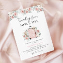 Search for travelling from miss to mrs invitations Floral