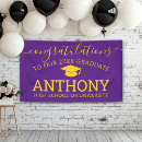 Search for purple gold banners Grad