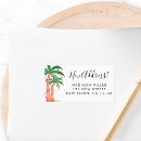 Search for palm tree return address labels Change of address