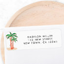 Search for beach house return address labels Tropical