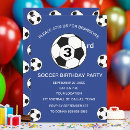 Search for 3rd boy birthday invitations Sports