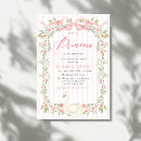 Search for swan baby shower invitations A little princess