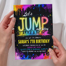 Recherche de neon party invitations Partie de saut