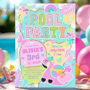 Recherche de cute pool party invitations Fête du pool