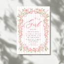 Search for its a girl invitations Coquette