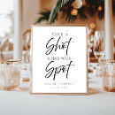 Search for take a shot wedding signs Modern