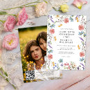 Recherche de rustic photo mariage invitations Fleur sauvage