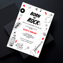 Search for rock star baby shower invitations Heavy metal