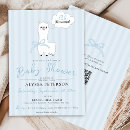 Search for llama baby shower invitations Blue