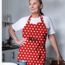 Search for red and white gingham aprons For him