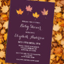 Search for maple leaves invitations Classic