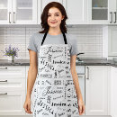 Search for lettering aprons Elegant