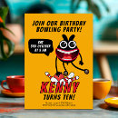 Search for bowling bash Retro birthday bash