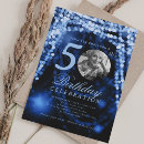 Search for glam birthday invitations Fifty and fabulous
